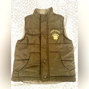 Kids LuckyBrand Green Vest - Size 4